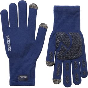 SEALSKINZ Anmer Waterproof All Weather Ultra Grip Knitted Glove | Royal Blue | Medium
