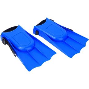 Keen so 1 Paar Kids Diving Short Flippers PVC Swimming Training Fins Lightweight Scuba Flippers(Blue) Diving