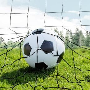 Hittiop Soccer Netting,Soccer Backstop Net, High Impact Soccer Barrier Net, Nylon Soccer Practice Sports Netting for Backyard,Garage, Basement. (Installation Rope Included)