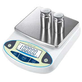 Lab Analytical Balance 500g x 0.001g Precision Digital Scale 0.001 Gram Accuracy Laboratory Scientific Milligram Scale Jewelry Scales with Windshield