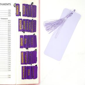 Bible Tabs for Study Bible, New & Old Testament Tabs Matte Laminated Bible Book Tabs Bible Journaling Supplies for Women(Large Print, Easy to Read) (Boho)