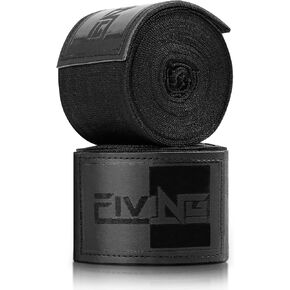 FIVING Premium Handwraps 180 inches Elastic Hand Wraps with Thumb Loop for Boxing, MMA, Muay Thai and Other Martial Arts 4m for Men & Women