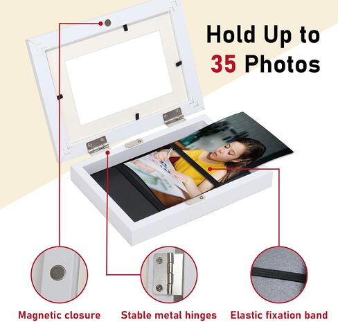 Toner Depot 2 Pack 5x7 Picture Frame, Quick-Change Photo Storage Display Frame for Wall and Tabletop Display, Photo Picture Frame with Clear Display (Black) in Saudi Arabia