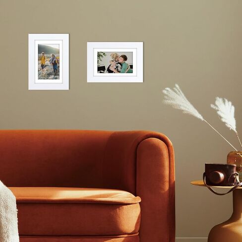 Toner Depot 2 Pack 5x7 Picture Frame, Quick-Change Photo Storage Display Frame for Wall and Tabletop Display, Photo Picture Frame with Clear Display (Black) in Saudi Arabia