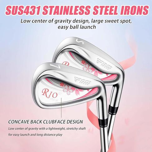PGM Golf Club Rio 2016 III Women's #7 Iron - Steel Shaft - Right Handed Single Club for Beginner Practice and Competition in Kuwait