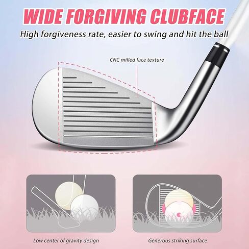 PGM Golf Club Rio 2016 III Women's #7 Iron - Steel Shaft - Right Handed Single Club for Beginner Practice and Competition in Kuwait
