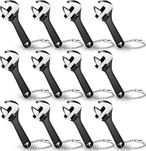Chumia Adjustable 2.5 Inch Carbon Steel Wrench, Black, 3 Pieces in Saudi Arabia