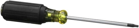 Klein Tools 19544 T25 TORX Screwdriver, Round Shank, Cushion-Grip, Made in USA in Saudi Arabia