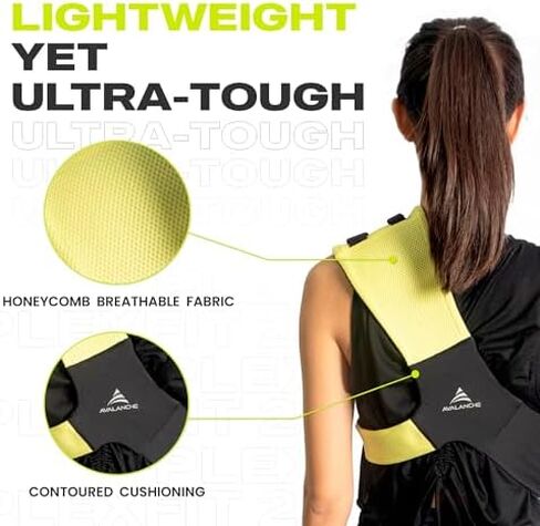 Athletic Arm Sling Class A Medical Device - Shoulder Sling Immobilizer for Injury Support - For Elbow & Wrist Too - Men & Women (Large Left, Yellow & Black) in Saudi Arabia