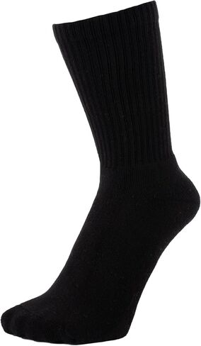 ZAKIRA Finest Combed Cotton Terry Lined Athletic Crew Socks for Men, Women - 4 Pack in Kuwait