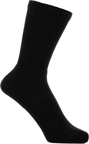 ZAKIRA Finest Combed Cotton Terry Lined Athletic Crew Socks for Men, Women - 4 Pack in Kuwait