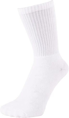 ZAKIRA Finest Combed Cotton Terry Lined Athletic Crew Socks for Men, Women - 4 Pack in Kuwait