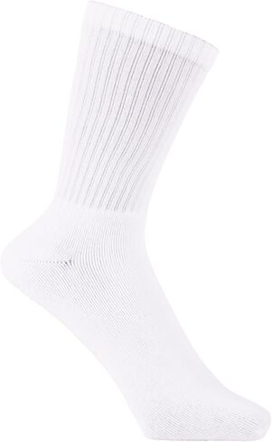 ZAKIRA Finest Combed Cotton Terry Lined Athletic Crew Socks for Men, Women - 4 Pack in Kuwait