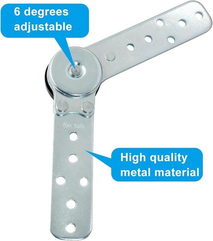 مفصلات مخفية دوارة بـ 8 مستويات، مفصلات محورية للباب، تجهيزات أبواب نافذة الدرج من الفولاذ المقاوم للصدأ لخزانة الأبواب (كبيرة، قطعتان) in Kuwait