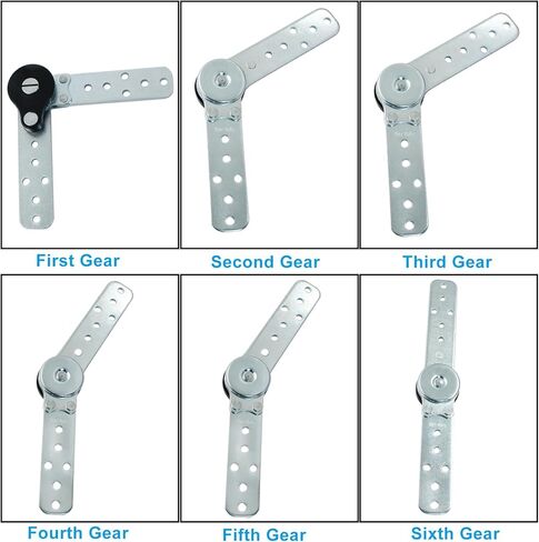 مفصلات مخفية دوارة بـ 8 مستويات، مفصلات محورية للباب، تجهيزات أبواب نافذة الدرج من الفولاذ المقاوم للصدأ لخزانة الأبواب (كبيرة، قطعتان) in Kuwait