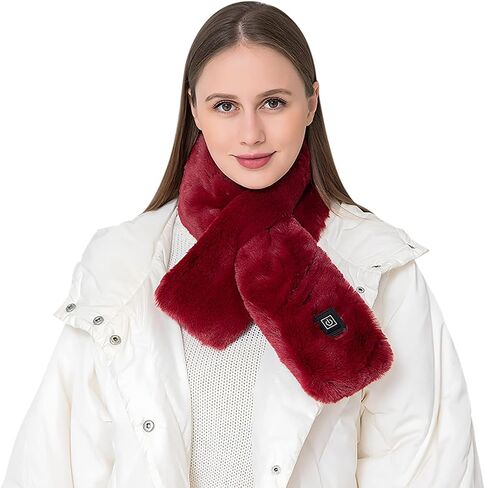 Heated Scarf for Women, Neck Heating Pad for Neck Pain, USB Electric Heating Neck Wrap Neck Warmer for Stiffness Relief in Kuwait