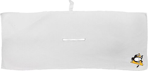 Team Golf NHL NHL Microfiber Towel - 16" X 40" (White) with Carabiner Clip, Premium Microfiber with Deep Waffle Pockets- Superior Water Absorption and Quick Dry Golf Cleaning Towel in Saudi Arabia