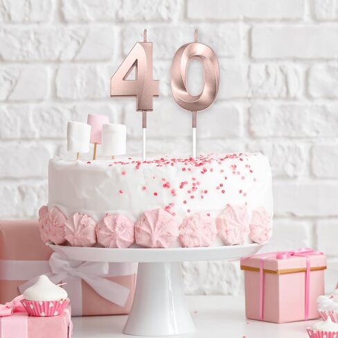 شموع عيد الميلاد الأربعين، شموع عيد الميلاد السوداء، زينة كعكة عيد الميلاد الأربعين، زينة عيد الميلاد الأربعين السعيدة، شموع عيد الميلاد السوداء لكعكة قذرة 40 زينة عيد ميلاد لحفلة عيد ميلادها الأربعين in Kuwait