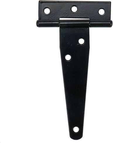 T-Strap Hinge 3" Gate Shed Door Hinges Barn Tee Hinge Heavy Duty for Wooden Fence Pet House Iron Hardware Zinc-Plated with Screws (Galvanized) in Saudi Arabia