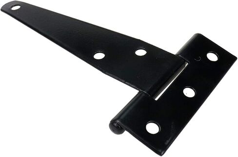 T-Strap Hinge 3" Gate Shed Door Hinges Barn Tee Hinge Heavy Duty for Wooden Fence Pet House Iron Hardware Zinc-Plated with Screws (Galvanized) in Saudi Arabia