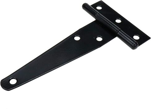 T-Strap Hinge 3" Gate Shed Door Hinges Barn Tee Hinge Heavy Duty for Wooden Fence Pet House Iron Hardware Zinc-Plated with Screws (Galvanized) in Saudi Arabia