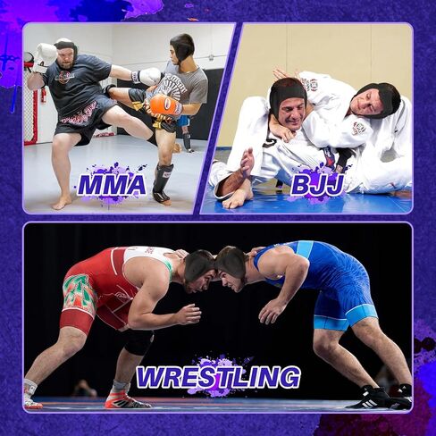 Adjustable Wrestling Headgear for BJJ Wrestling Sparring MMA Grappling and Training Wrestling Ear Guard and Cauliflower Protection Helmet in Saudi Arabia