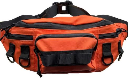 حقيبة فاني الصيد - حقيبة فاني الصيد للرجال - سهلة الاستخدام والضبط، مساحة كبيرة لحزمة الخصر لصيد الأسماك (مموهة) in Kuwait