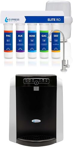 Express Water Elite RO Reverse Osmosis Alkaline Water Filtration System – Quick Twist Filter Change 9 Stage RO Water Filter– Under Sink Water Filter with Alkaline Filter for Essential Minerals 100 GPD in Saudi Arabia