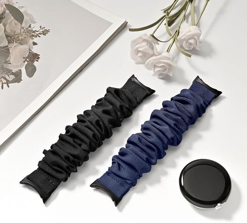 Bands Compatible with Google Pixel Watch 2 /Pixel Watch Band,Elastic Fabric Watch Band,Scrunchie Strap Replacement Watch Bands For Women(2 Pack) in Saudi Arabia