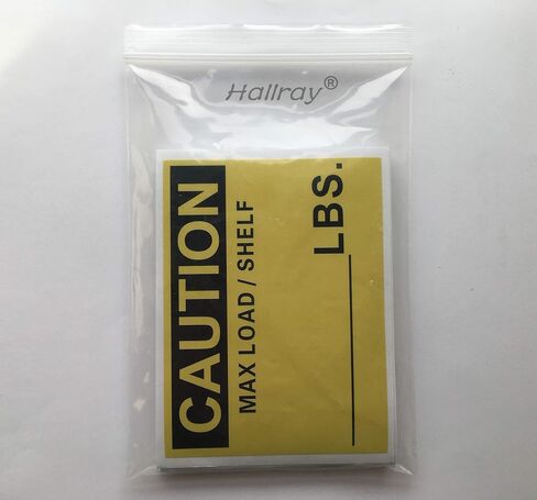 Pallet Rack Capacity Label, 3×4″ (76.2×101.6mm) Caution Max Load/Shelf LBS, Industrial Strength Warehouse Cross Beam Safety Warning Self-Adhesive PVC Sticker, British Unit, BU_B_1, Pack of 25 PCS in Saudi Arabia