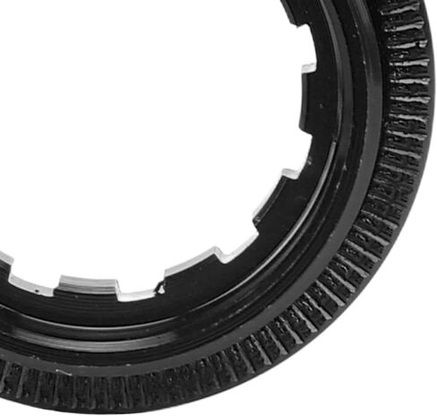 VBESTLIFE Cassette Lockring, Bike Flywheel Lock Cover Aluminum Alloy Cassette Flywheel Locking Cover for MTB Road Bike(Black) in Saudi Arabia