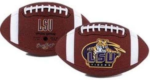 NCAA Game Time Full Size Football , LSU Tigers, Brown, Full Size in Saudi Arabia