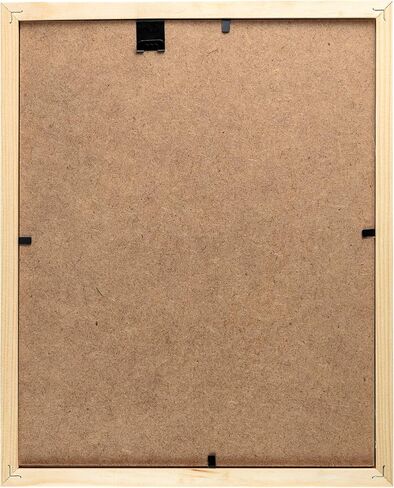 Wooden Picture Frames 8x10 Inch with Real Glass - Set of 2-100% eco Unfinished Wood - Thick Borders - Natural Wood Color for Wall mounting and Tabletop Photo Frame in Saudi Arabia