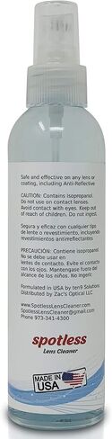 منظف ​​العدسات Spotless ® - زجاجة رذاذ للتنظيف سعة 6 أوقية | عدسات مطلية آمنة للتنظيف ونظارات مانعة للضوء الأزرق (عبوة من قطعة واحدة) in Saudi Arabia