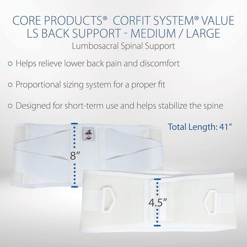 Core Products Corfit LS Value Belt - XLarge in Kuwait