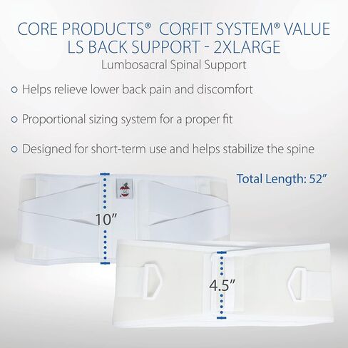 Core Products Corfit LS Value Belt - XLarge in Kuwait