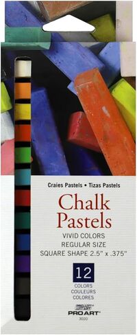 PRO ART Chalk Pastel Set, 24 Count (Pack of 1), Assorted in Kuwait