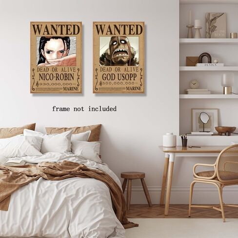 CZWraithen Anime Wanted Poster Set Bounty Wanted Anime Wall Art Posters & Prints for Room Decor Aesthetic and Gifts 9 piece set 8x12inch Unframed, style-2 in Saudi Arabia