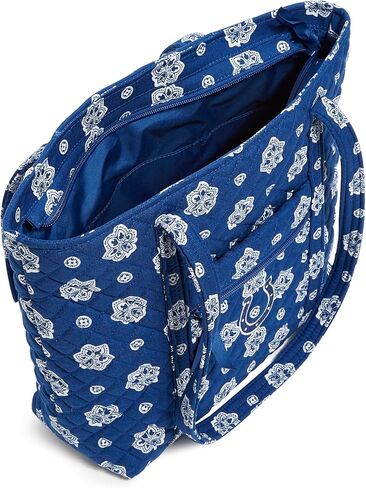 حقيبة Vera Bradley للسيدات من القطن NFL Small Vera Tote (تتوفر فرق متعددة) in Saudi Arabia