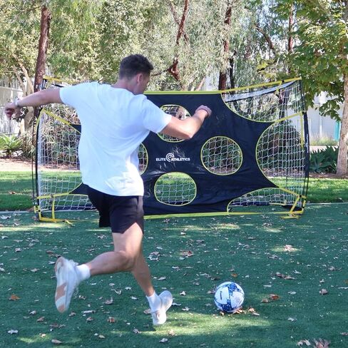 شبكات أهداف كرة القدم مقاس 12 × 6 بوصات مع مناطق تسجيل مميزة، ومعدات تدريب محمولة على الرماية in Kuwait