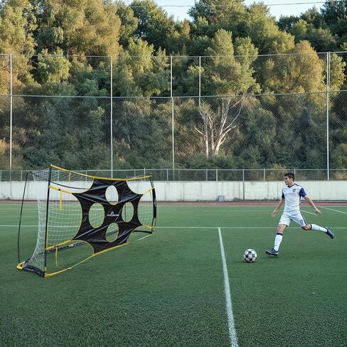 شبكات أهداف كرة القدم مقاس 12 × 6 بوصات مع مناطق تسجيل مميزة، ومعدات تدريب محمولة على الرماية in Kuwait