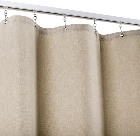 Room Divider Curtains - Blackout Curtains for Ceiling Curtain Track to Divide a Room or Create a Private Space - 100% Opaque Light-Blocking - Handcrafted in The USA - Black, 108" W x 108" H in Saudi Arabia