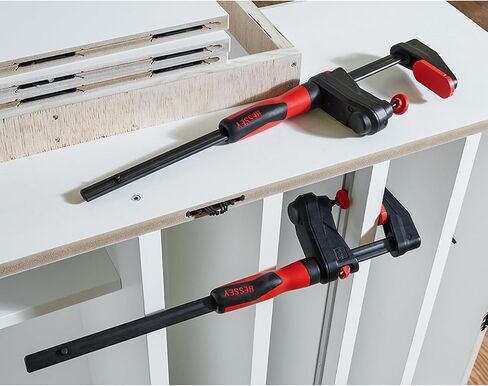 BESSEY GK60 GearKlamp Series - 24 Inch Bar Clamps for Woodworking, 450 lb Clamping Force, Wood Clamps for Gluing, Hand Clamps, Sturdy Woodworking Clamps for Cabinetry, Carpentry, & Home Improvement in Kuwait