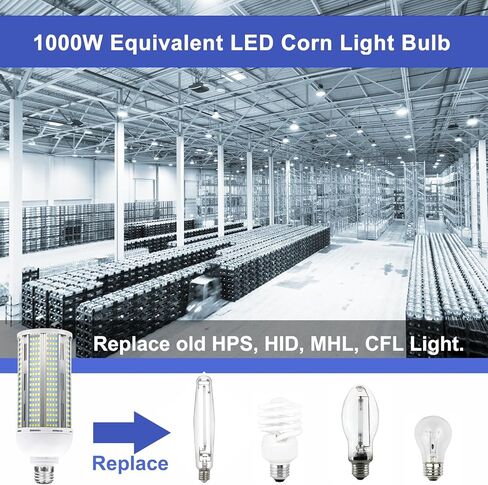 400W ما يعادل LED لمبة ضوء الذرة 6000 لومن LED لمبة الذرة 50W السوبر مشرق 5000K ضوء النهار الأبيض E26 / E27 قاعدة LED لمبة الضوء للمنزل المرآب الإضاءة المرآب الفناء الخلفي مكتب المنزلية in Kuwait