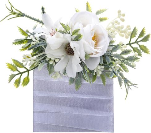 بوتونيير جيب للرجال - بوتونيير زهور لحفلات الزفاف الخضراء لرفقاء العريس in Kuwait