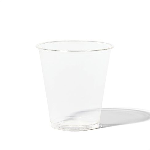 TOSSWARE NATURAL Arena - Plant Based Cups 10 oz Set of 50 - Plastic Alternative Cups for Parties, Bachelorettes, Weddings - Recyclable Clear Cold Cups in Kuwait