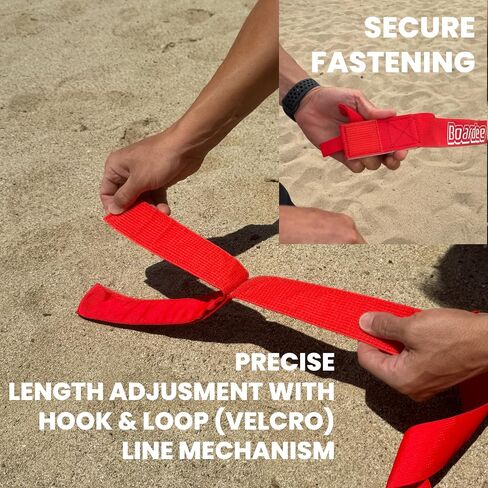 Beach Volleyball Court Lines by Boardee, Adjustable & Portable for Sand & Grass - Free Bag and Tape Measure 2 in x (26.3'x52.6') Hook & Loop Lines Durable Official Weather Resistant in Saudi Arabia