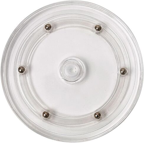 2 Pack 4" Lazy Susan Turntable Acrylic Ball Bearing Rotating Tray for Spice Rack Table Cake Kitchen Pantry Decorating TV Laptop Computer Monitor in Kuwait