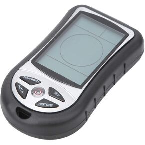 8 in 1 Altimeter -2300 to 2950ft Electronic Digital Altimeter Handheld Digital Altimeter with Hanging Strap for Climbing Hiking