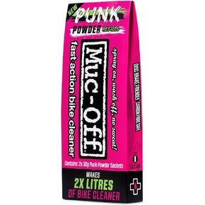 Muc-Off Punk Powder, Twin Pack - Biodegradable Bike Cleaner and Bike Degreaser - Plastic-Free Bike Wash Refill Sachets for Bicycle and Motorcycle